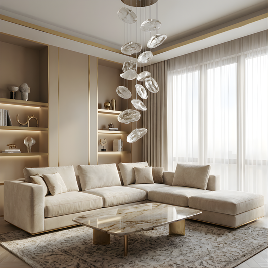 Suspension Celescaire vue ambiance | Luxarmonie