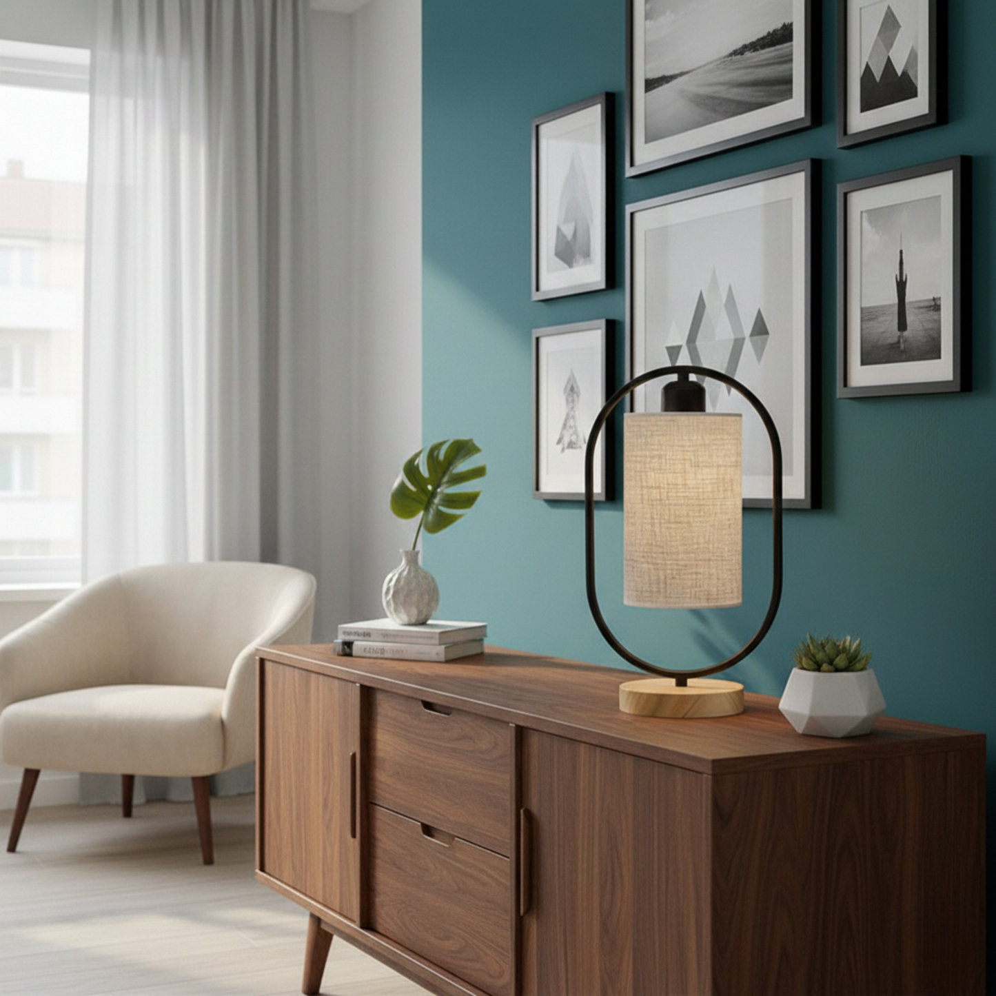Lampe à poser Casablanca Shine vue ambiance | Luxarmonie