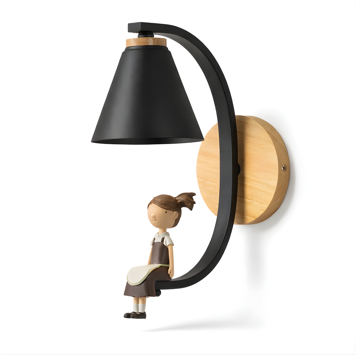 Nordische Wandleuchte aus Eisen für Schlafzimmer – Serenion