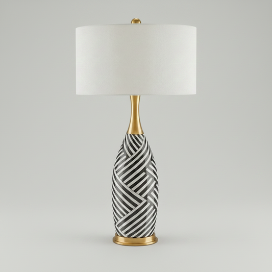 Chic Table Lamp in a Modern and Wild Style – Zebra
