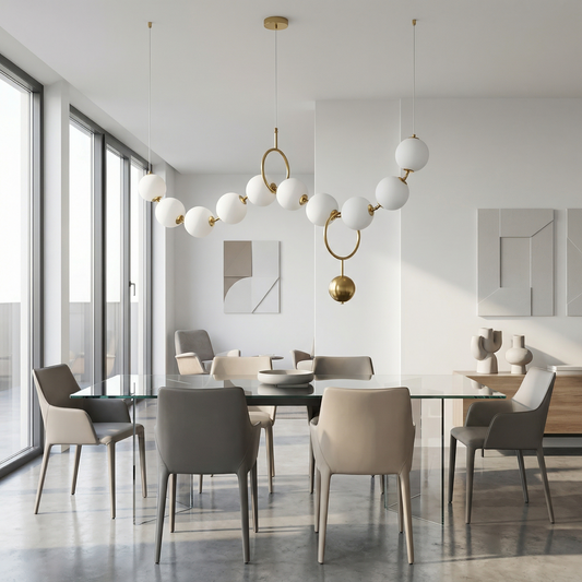 Modern alloy pendant light for dining room – Zeliorao
