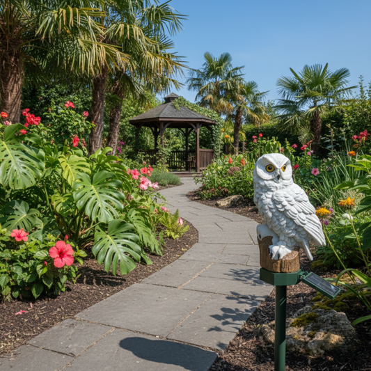 Solarlampe für Außen in Eulenform – Owlenza