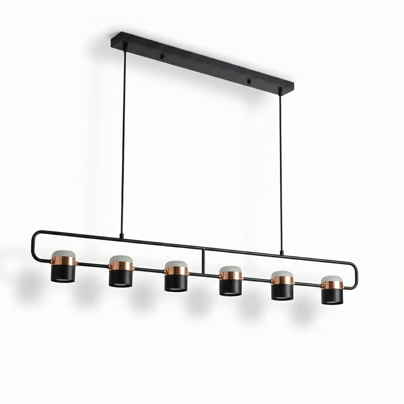 Zwarte Metalen Hanglamp LED Modern Design – Juriane
