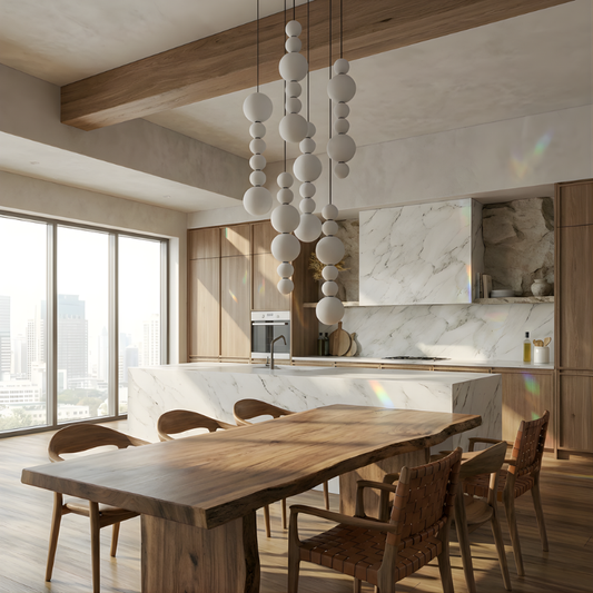 Moderne ijzeren hanglamp voor eetkamer – Calyphora