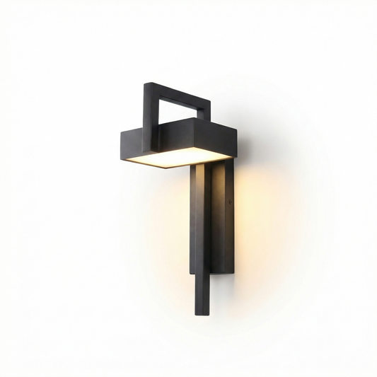 LED Wandlamp Zwart Staal voor Buiten – Armonéus - Lumière