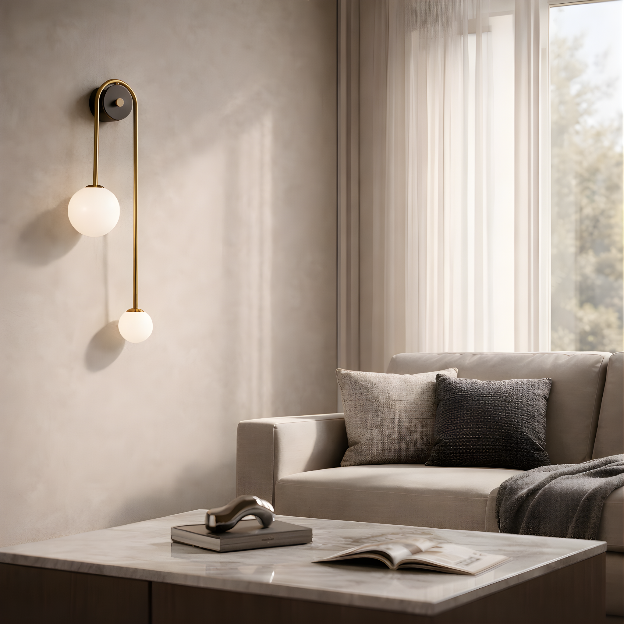 Applique murale Rayora vue ambiance | Luxarmonie