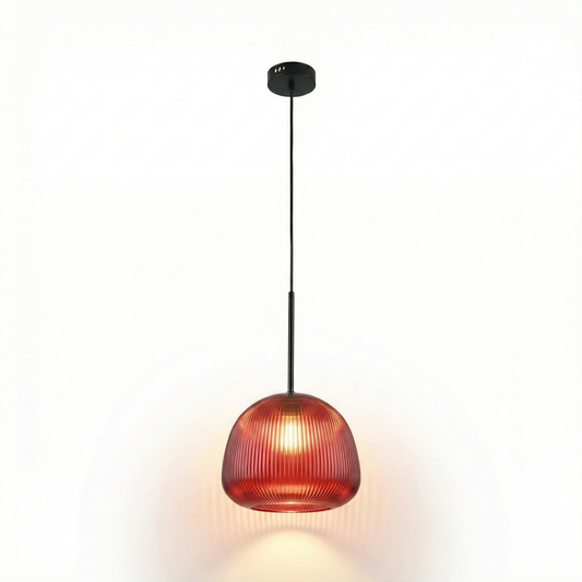 Gekleurde Glazen Hanglamp voor Woonkamer – Alumine - Lumière