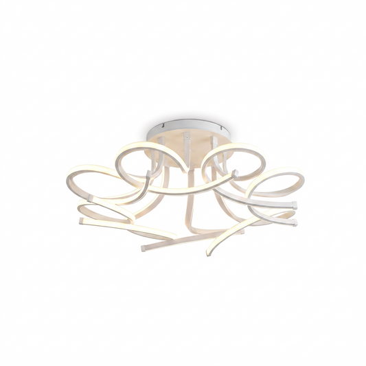 Plafonnier Contemporain Forme Fleurie Style Aérien – Subtilo - Lumière