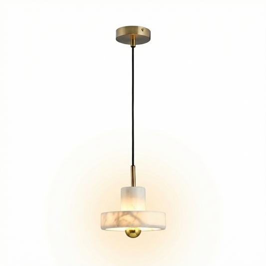 Suspension Architecturale Luxe Minimaliste –  Dorée - Lumière