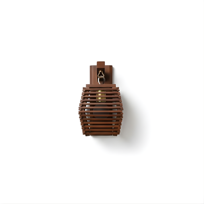 Applique murale en bambou et rotin Bamboise design naturel - vue 1
