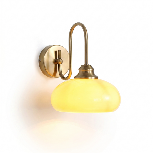Minimalistische glazen wandlamp – Eléganza - Lumière