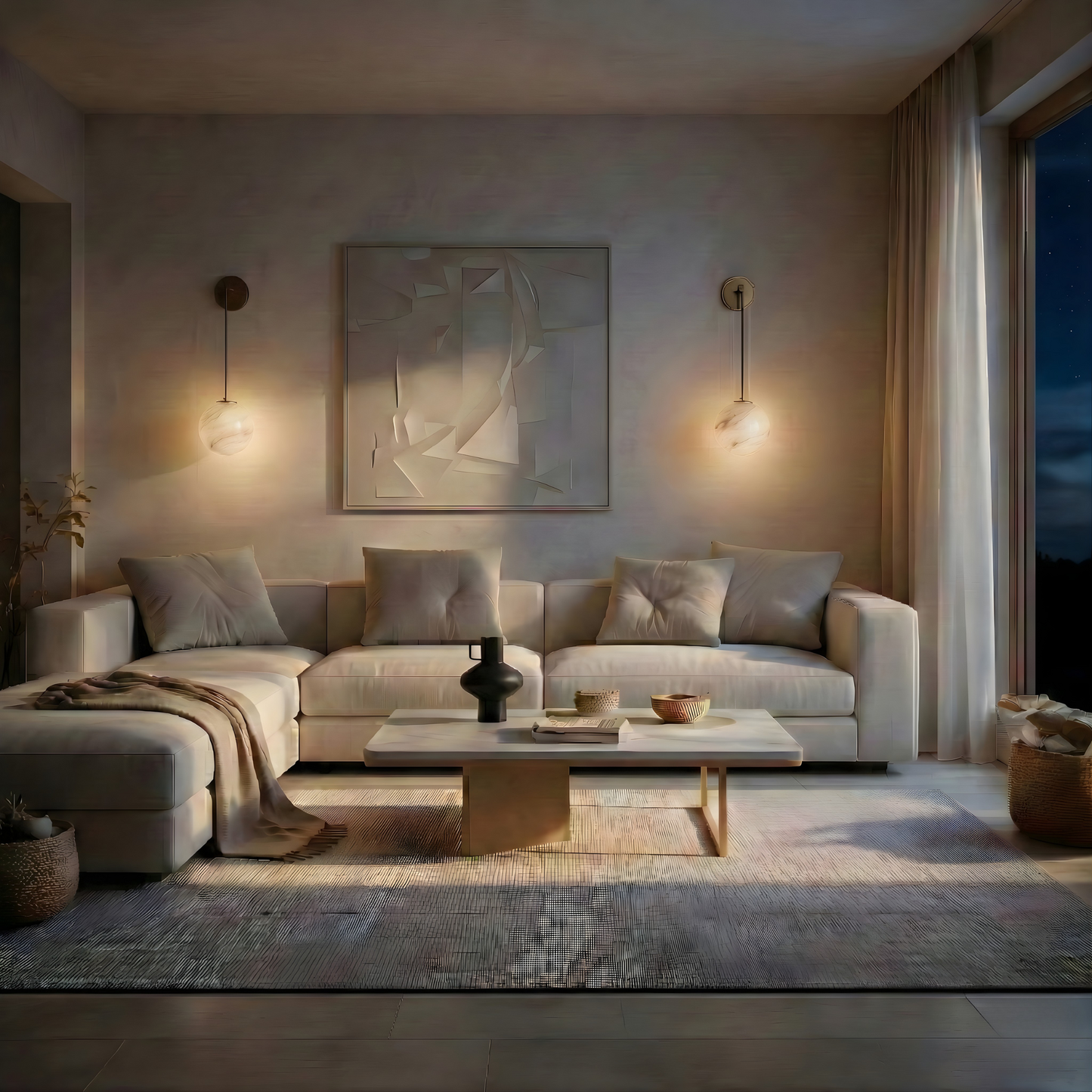 Applique Murale Marbrelia vue détail | Luxarmonie