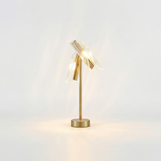 Lampe à Poser Élégante Matériaux Nobles – Éclora - Lumière