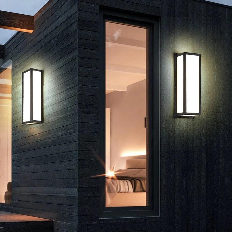 Applique Murale Fixe Façade Élégant Forme Rectangulaire – Orelia