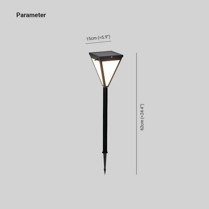Lampe d'extérieur LED en métal noir design contemporain – Oranys