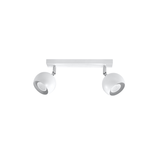 Modern white adjustable ceiling light for living room – Asterion