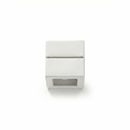 Modern white ceramic wall light – Ceradys model