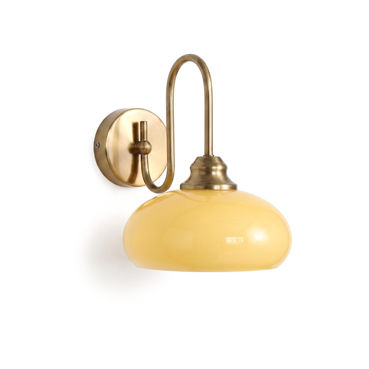 Minimalistische glazen wandlamp – Eléganza