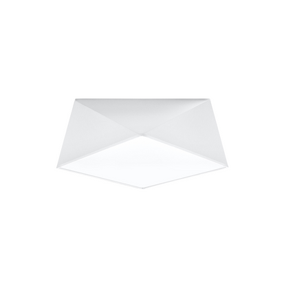 Modern white geometric ceiling light – Arthexa