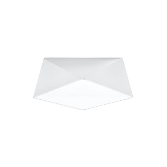 Modern white geometric ceiling light – Arthexa