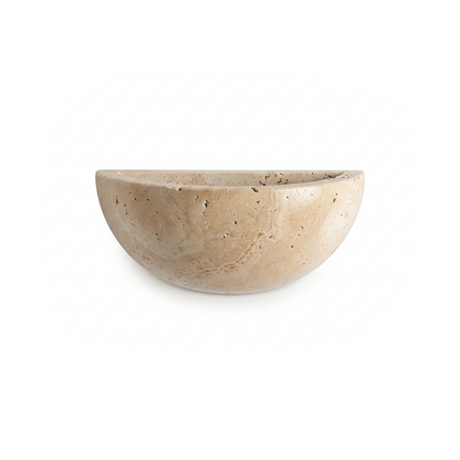 Wandlamp van natuurlijke gele steen in Japanse stijl – Kazairo