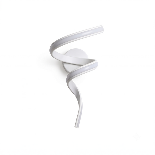 Wandleuchte mit Wirbel-Design Diffuses Licht – Spirale
