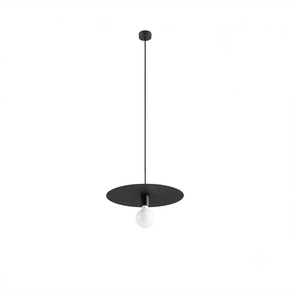 Designer black steel living room pendant light – Neravon