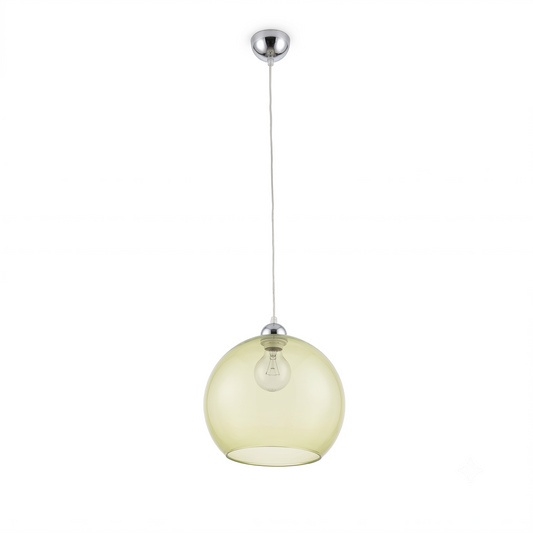 Minimalistische grüne Glas-Hängeleuchte – Éryndra