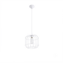 Adjustable white geometric pendant light – Modèle Selvaria
