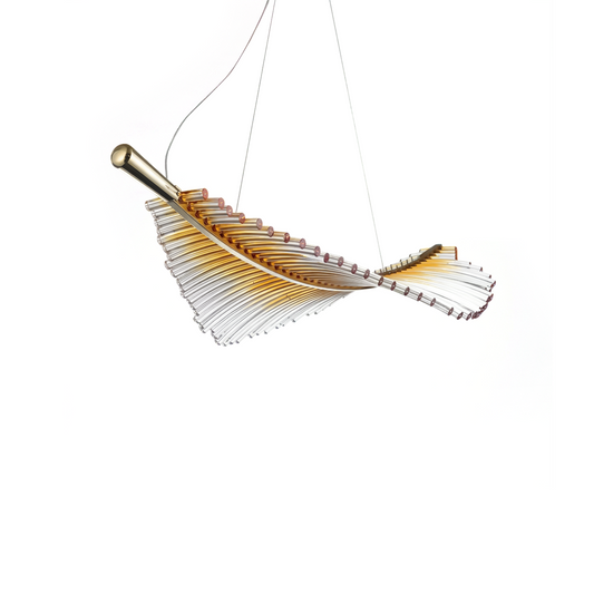 LED Leaf Crystal Chandelier for Living Room and Staircase – Caeluxia