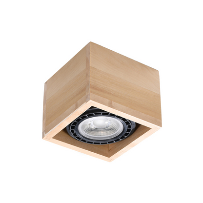 Minimalist natural wood ceiling light – Nordeyn