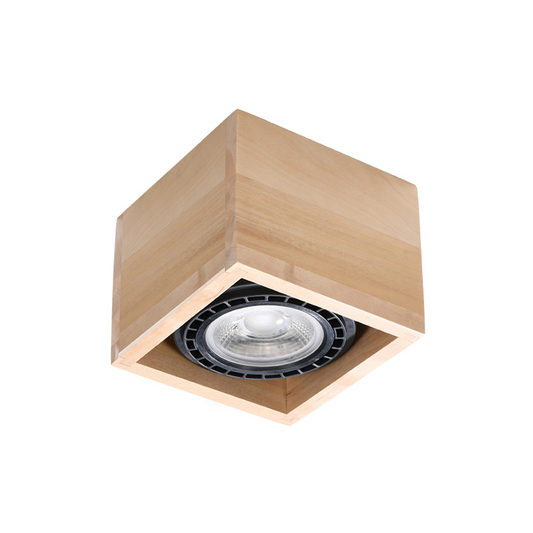Minimalist natural wood ceiling light – Nordeyn