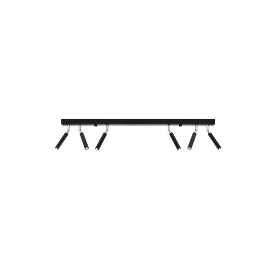 Plafondlamp spots zwart industrieel design – Nerion