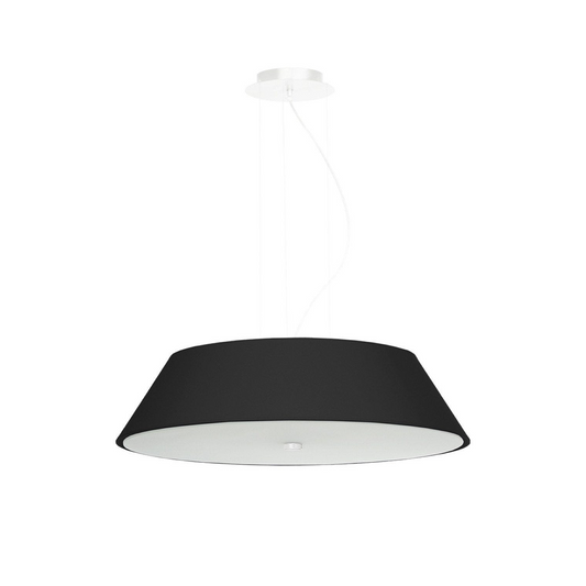 Minimalistische zwarte stoffen plafondlamp woonkamer – Orphéa