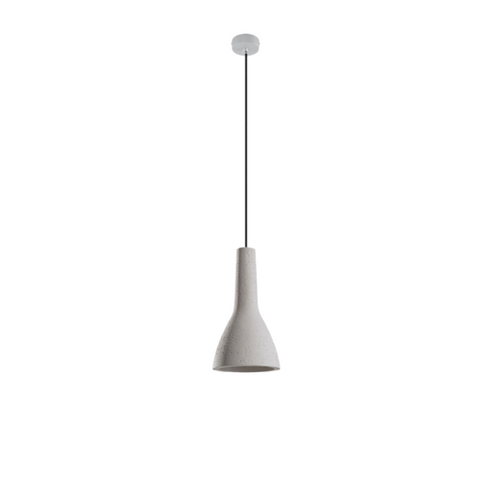 Gray concrete loft-style pendant light – Modèle Arkemia
