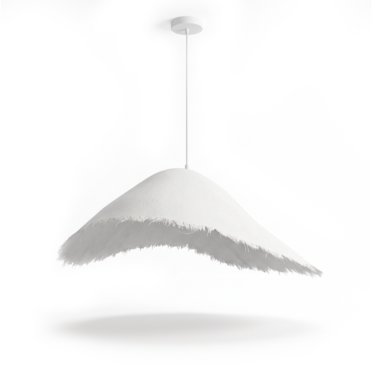 Hanglamp Ample van glasvezel – Nordironia