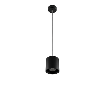 Modern Black Cylindrical Pendant Light – Asterion