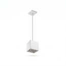 Modern White Aluminum Cube Pendant Light – Asterion