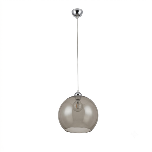 Graphite glass ball pendant light – Arcanor