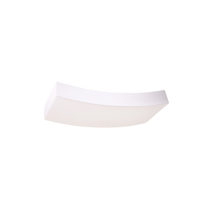 Modern white ceramic wall light – modèle Orphéale