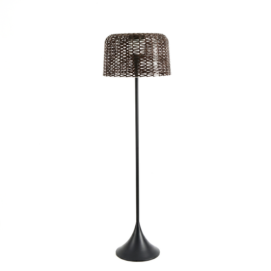 Gartenlampe aus geflochtenem Metall – Verilumo