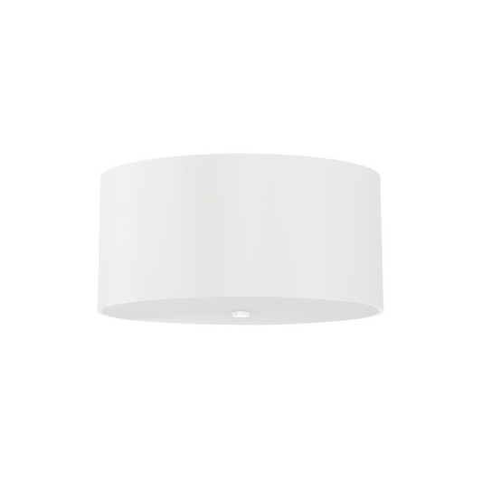 Minimalist white fabric ceiling light for living room – Arvenis