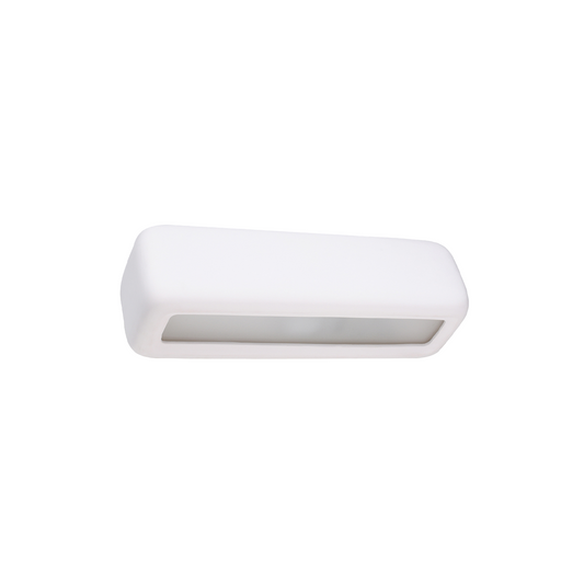 Moderne witte keramische wandlamp – Arcyone