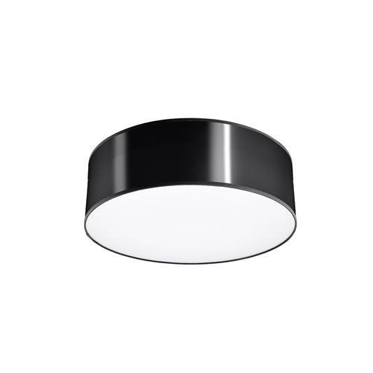 Plafondlamp zwarte ronde minimalistische woonkamer - Model Asterion
