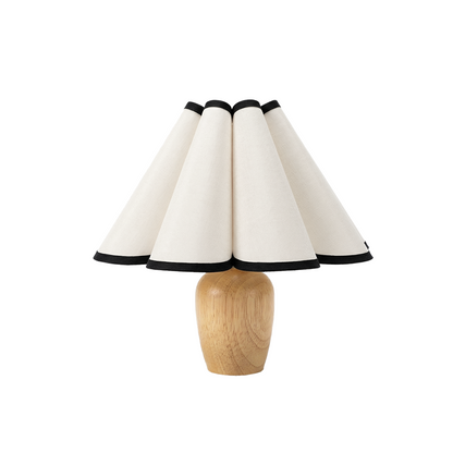 Wooden Table Lamp with Lampshade – Armonieux