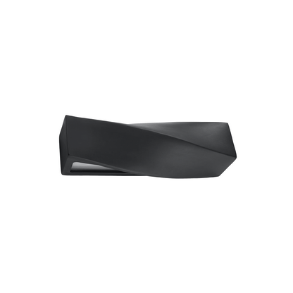 Modern black ceramic wall light – Noxaria