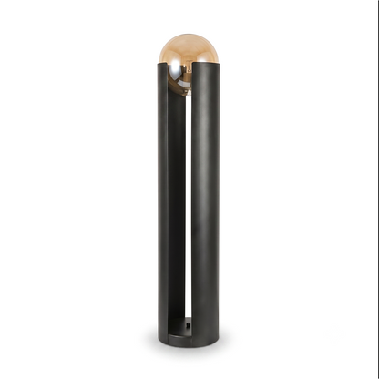 Postmoderne Stehlampe Metall Glas LED – Elara