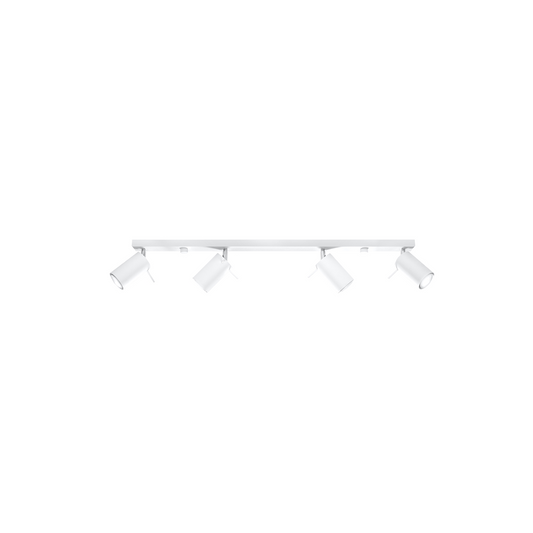 Modern white steel adjustable ceiling light for living room – Orphéane