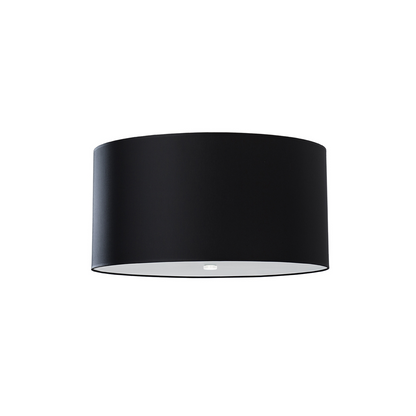 Minimalistische schwarze Deckenleuchte Wohnzimmer – Elarion