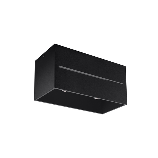 Modern black perforated aluminum ceiling light – Neralis model